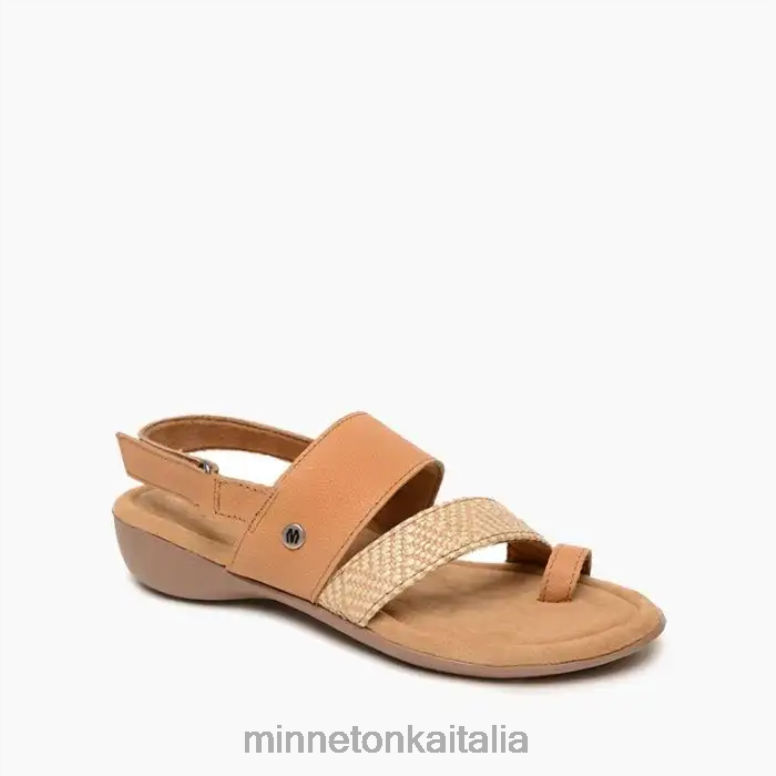 Minnetonka Salma donne Miele calzature R864L174