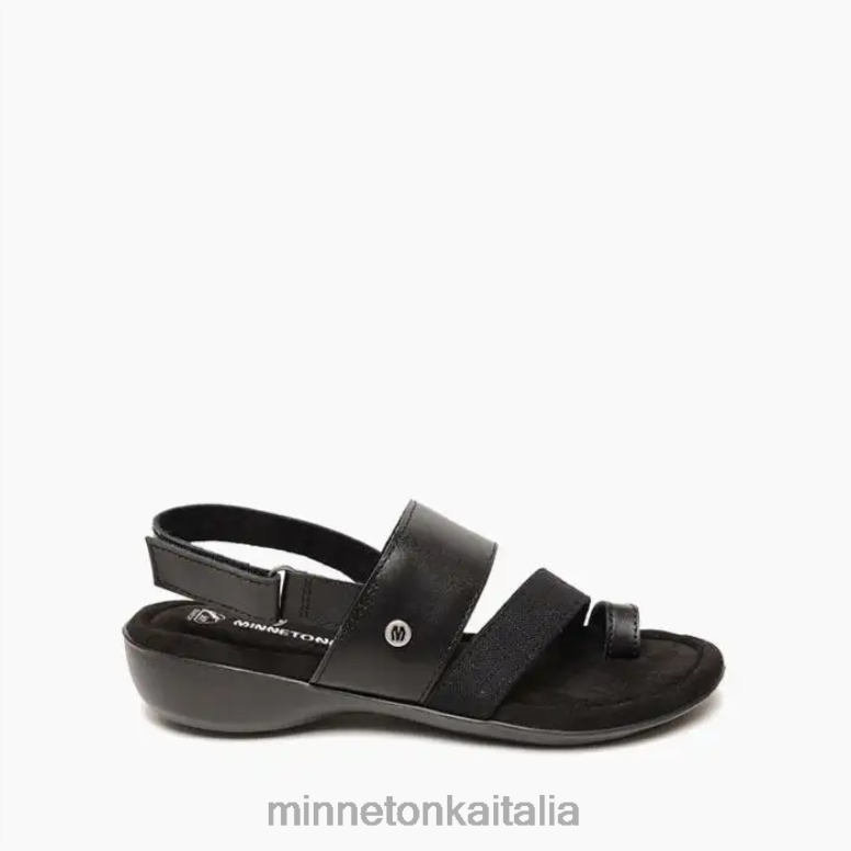 Minnetonka Salma donne nero calzature R864L172