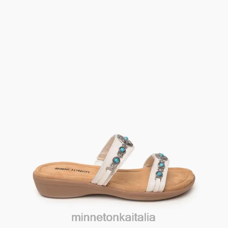 Minnetonka brenn donne bianco calzature R864L198