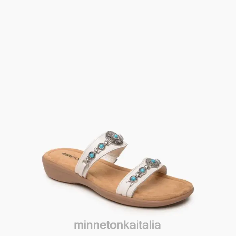 Minnetonka brenn donne bianco calzature R864L198