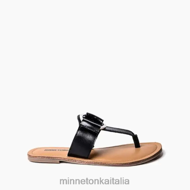 Minnetonka fairlea donne nero calzature R864L182