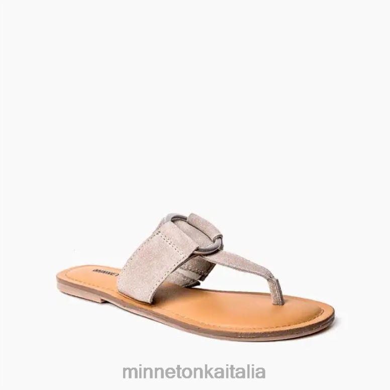 Minnetonka fairlea donne semplicemente tortora calzature R864L184