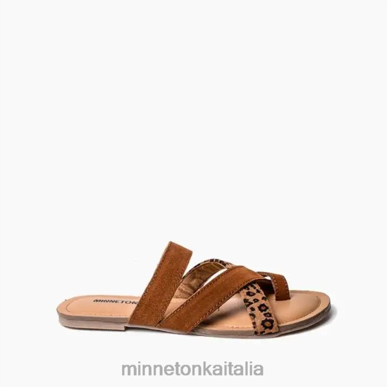 Minnetonka faribee donne marrone multiplo calzature R864L166