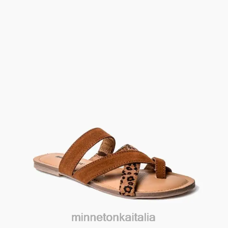Minnetonka faribee donne marrone multiplo calzature R864L166