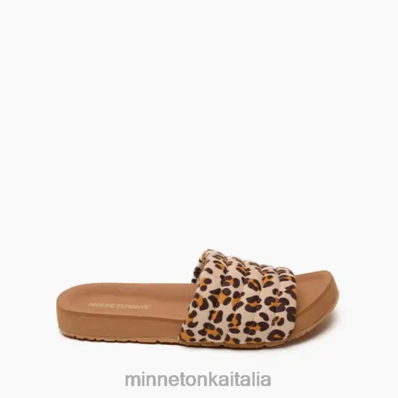 Minnetonka heidi donne stampa leopardata color crema calzature R864L177