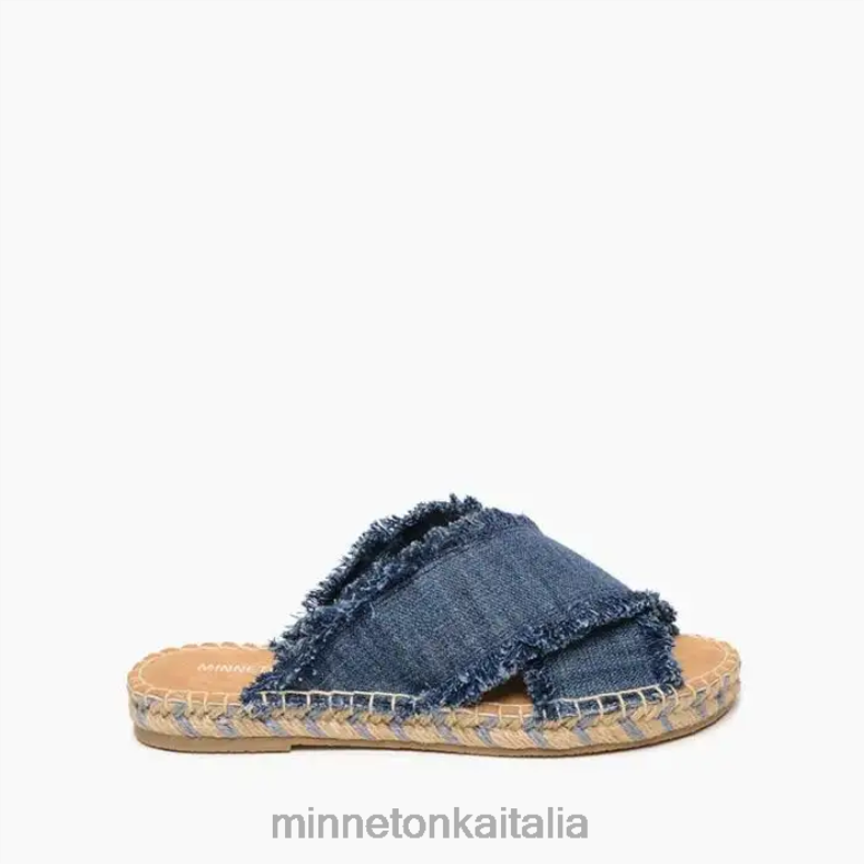 Minnetonka pepe donne denim blu calzature R864L170