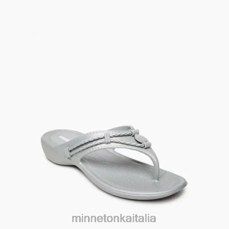 Minnetonka prisma di Silverthorne donne grigio calzature R864L191