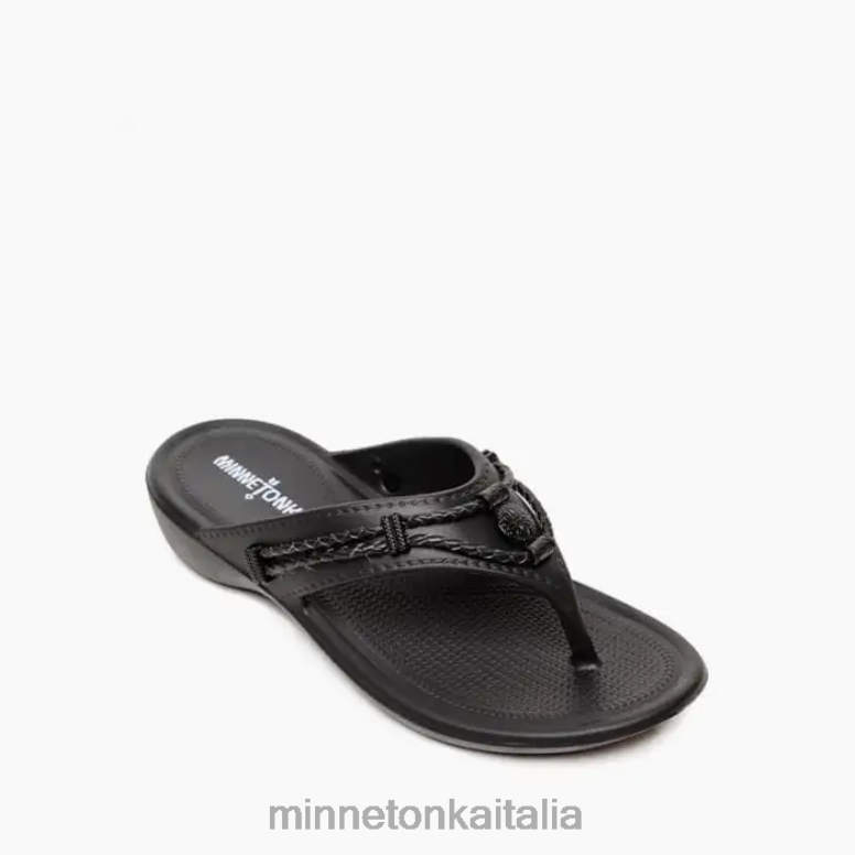 Minnetonka prisma di Silverthorne donne nero calzature R864L189