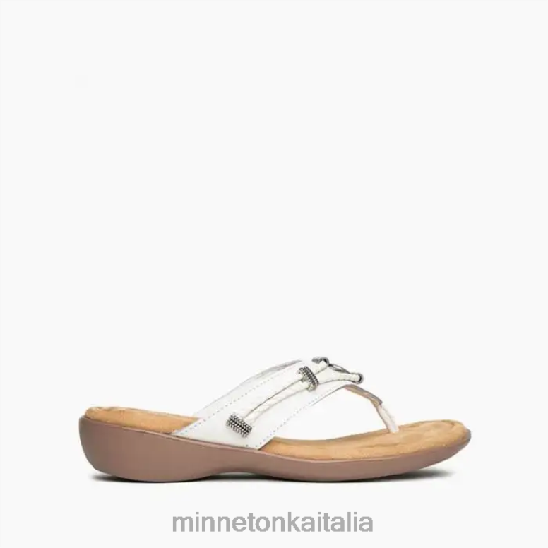 Minnetonka silverthorne 360 donne bianco calzature R864L163