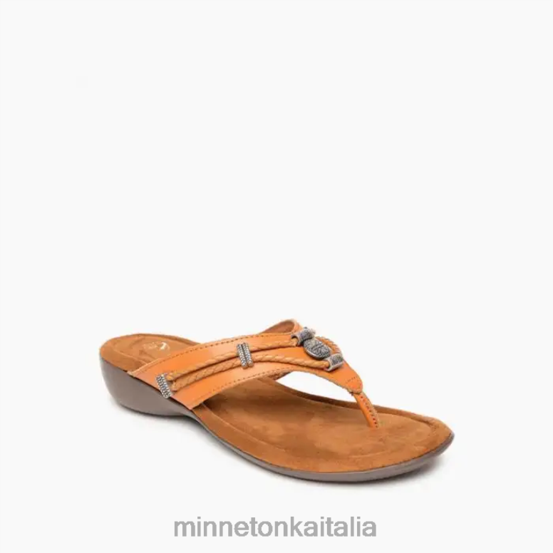 Minnetonka silverthorne 360 donne cognac calzature R864L154