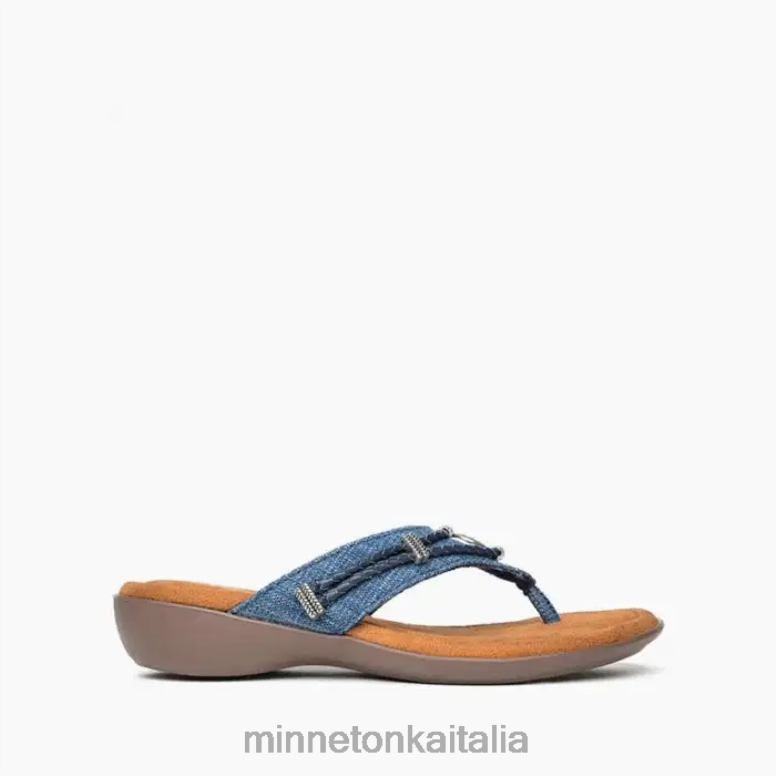 Minnetonka silverthorne 360 donne denim blu calzature R864L153