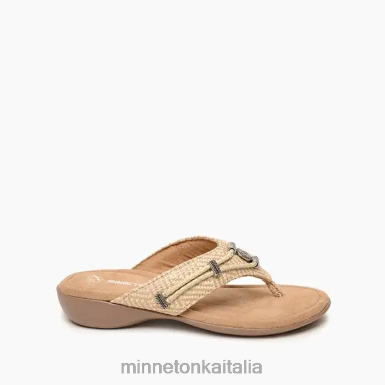 Minnetonka silverthorne 360 donne intreccio di vimini naturale calzature R864L158