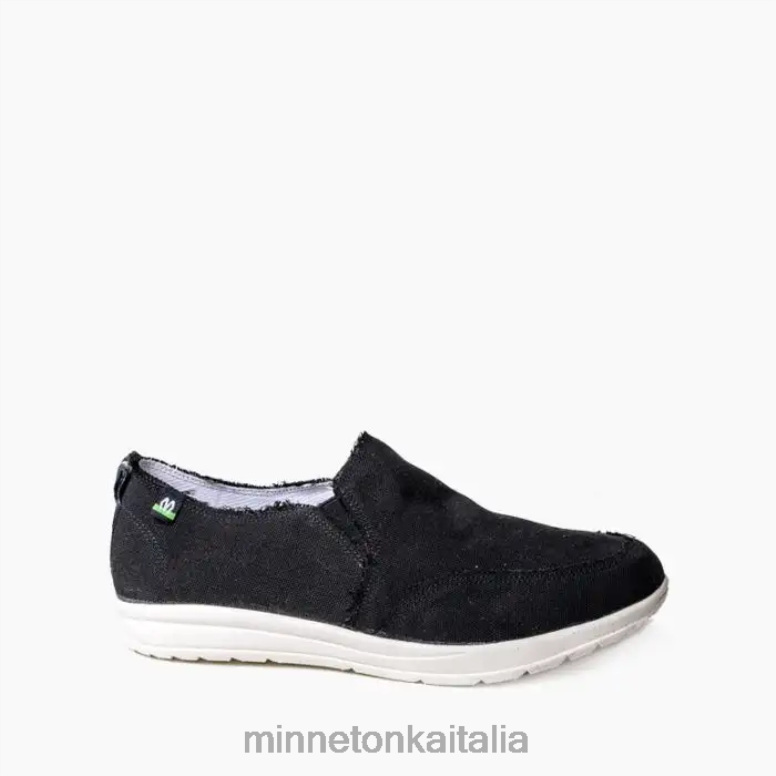 Minnetonka distesa donne nero calzature R864L134