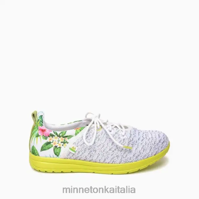Minnetonka eco di nuovo donne bianco multiplo calzature R864L314