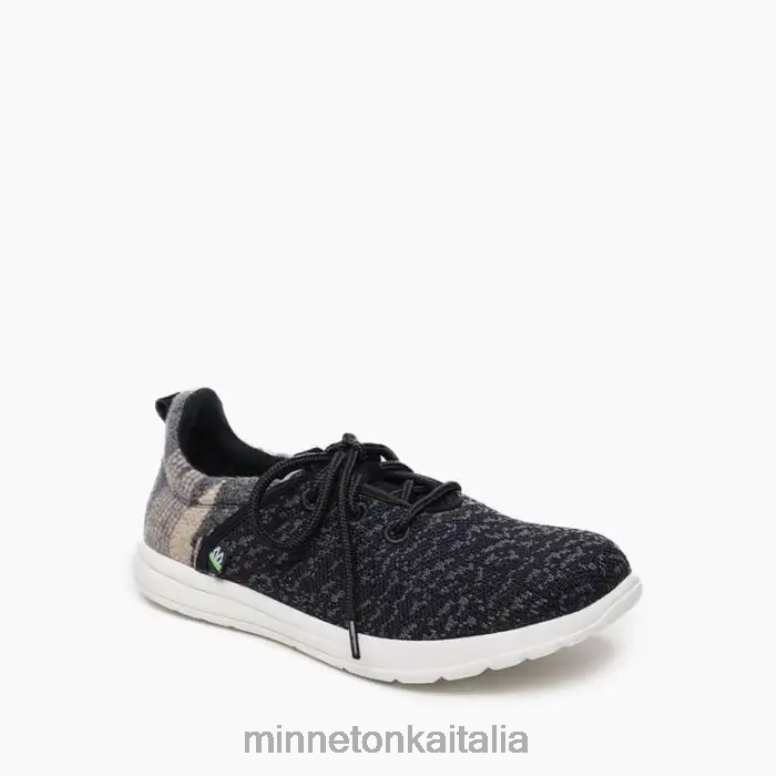 Minnetonka eco di nuovo donne nero multiplo calzature R864L309