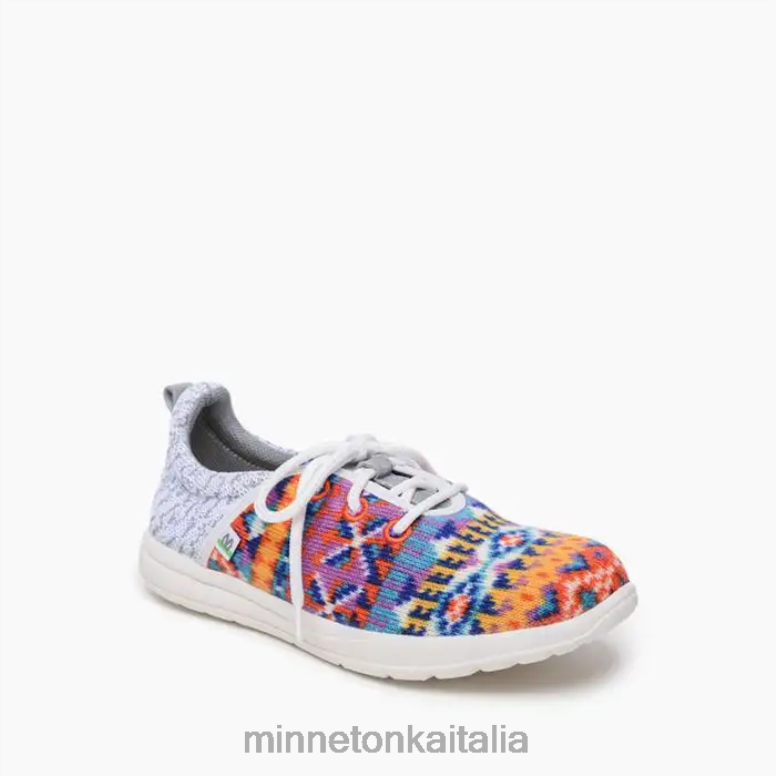 Minnetonka eco di nuovo donne tramonto arancione calzature R864L312