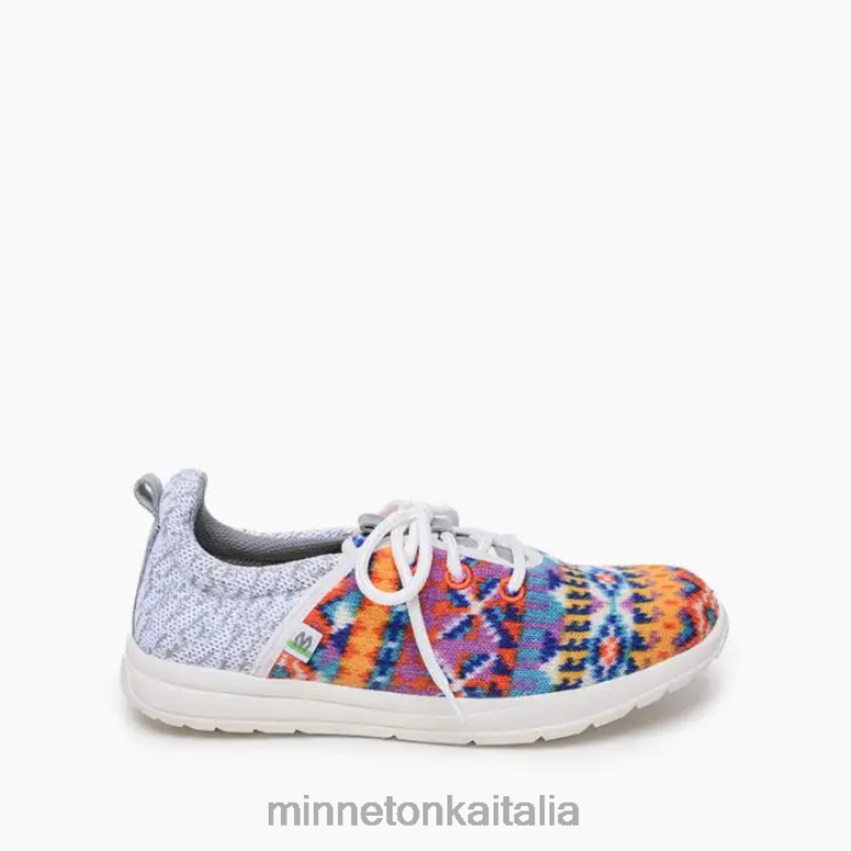 Minnetonka eco di nuovo donne tramonto arancione calzature R864L319