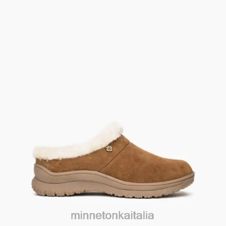 Minnetonka emerson donne marrone polvere calzature R864L45