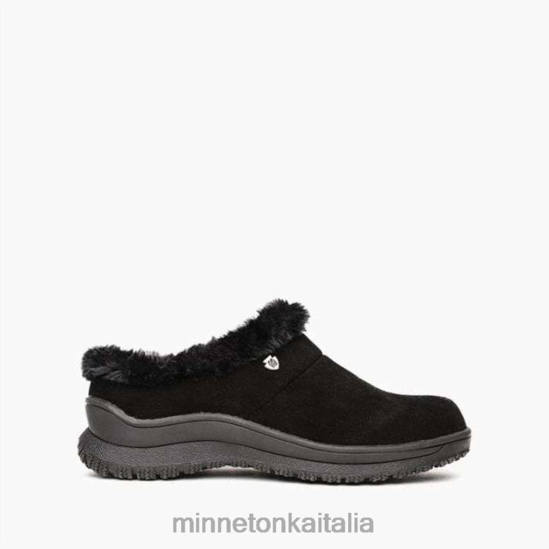 Minnetonka emerson donne nero calzature R864L44
