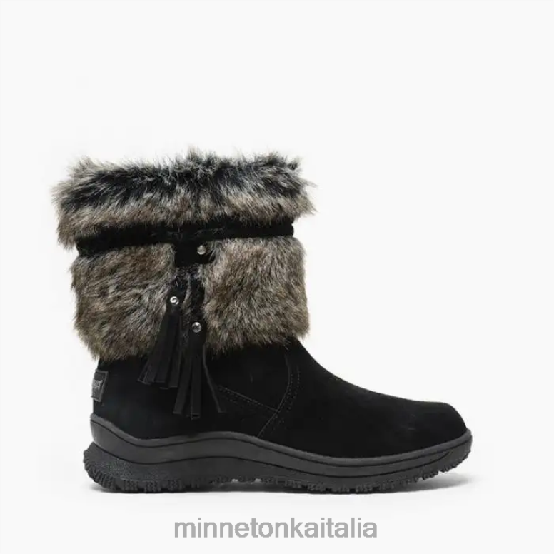 Minnetonka everett donne nero calzature R864L39