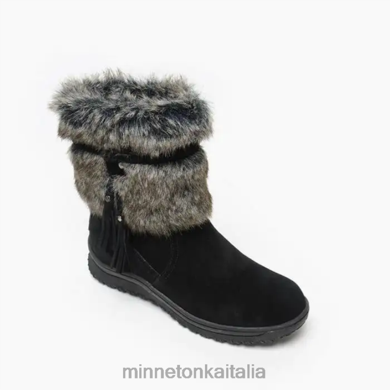 Minnetonka everett donne nero calzature R864L39