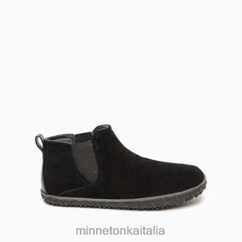Minnetonka stivale Chelsea donne nero calzature R864L55
