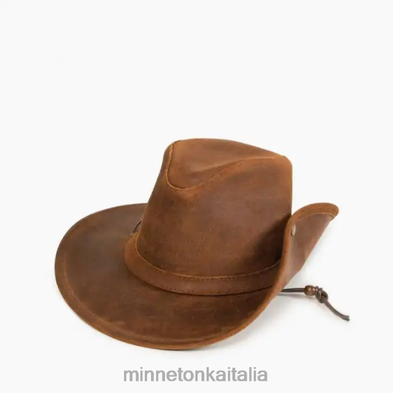 Minnetonka cappello australiano unisex gorgiera marrone Accessori R864L524