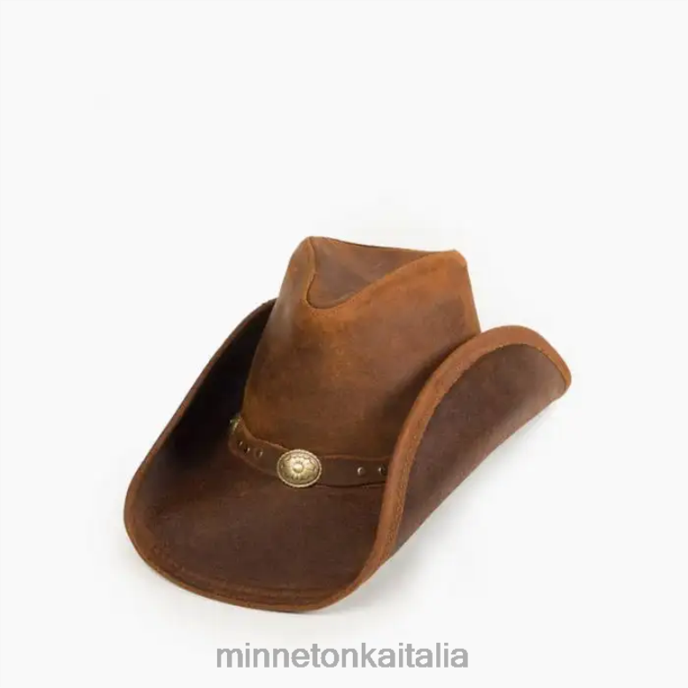 Minnetonka cappello da tizio Silverton unisex gorgiera marrone Accessori R864L527