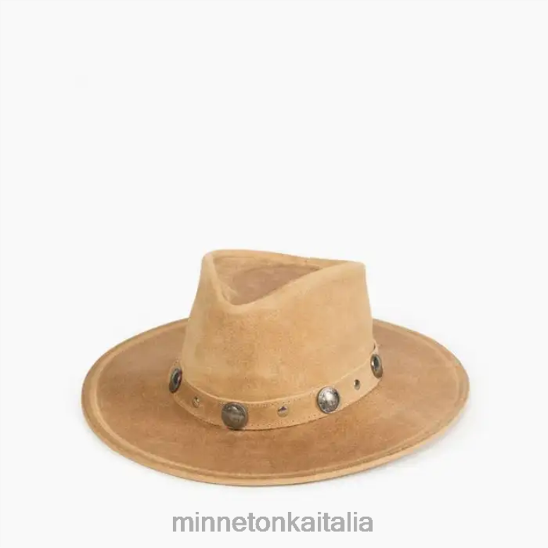 Minnetonka cappello in nichel bufalo unisex abbronzatura Accessori R864L520