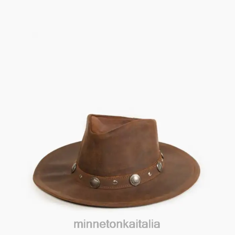 Minnetonka cappello in nichel bufalo unisex marrone Accessori R864L519