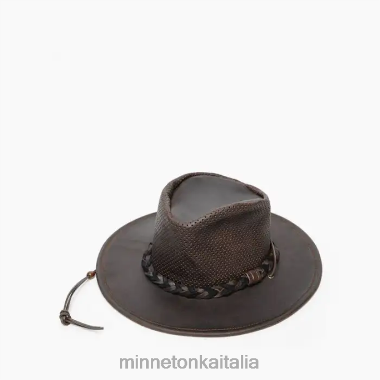 Minnetonka il flusso d'aria si ripiega nell'entroterra unisex Marrone scuro Accessori R864L522