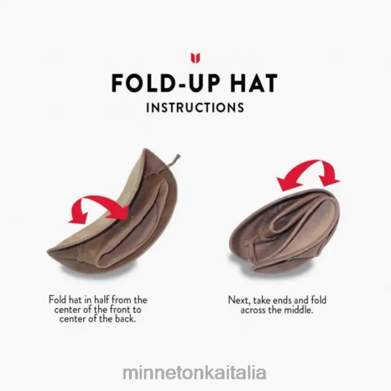 Minnetonka il flusso d'aria si ripiega nell'entroterra unisex abbronzatura affumicata Accessori R864L523