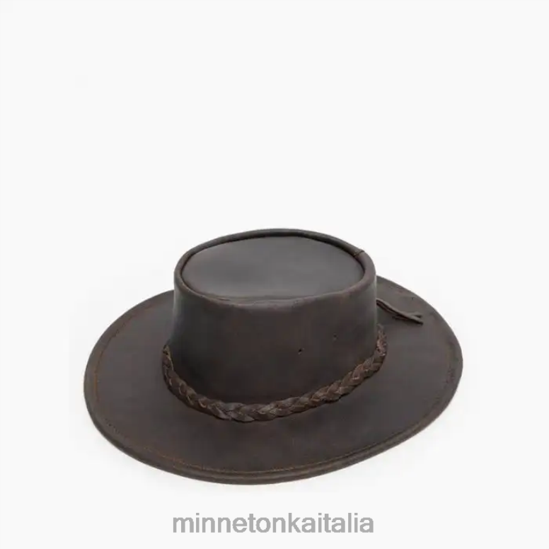 Minnetonka piegare il cappello unisex Marrone scuro Accessori R864L513