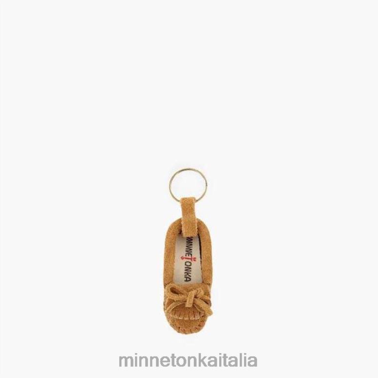 Minnetonka portachiavi mini moc unisex tortora Accessori R864L532