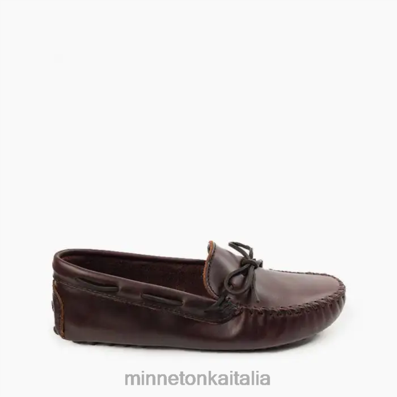 Minnetonka autista classico uomini Marrone scuro calzature R864L354