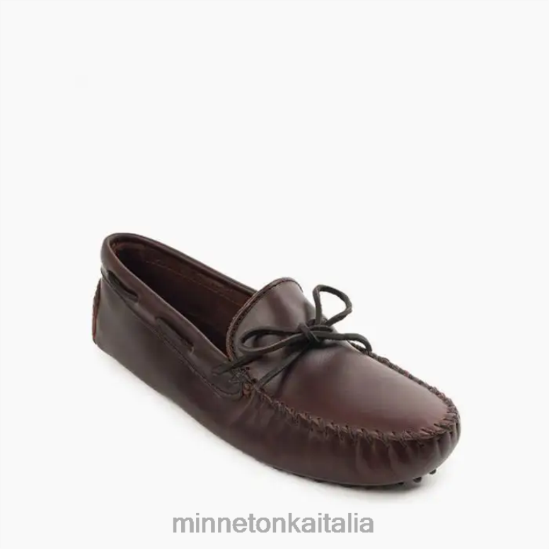 Minnetonka autista classico uomini Marrone scuro calzature R864L354