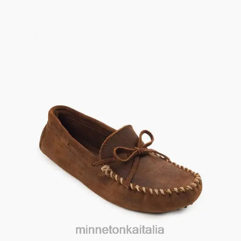 Minnetonka autista classico uomini gorgiera marrone calzature R864L353