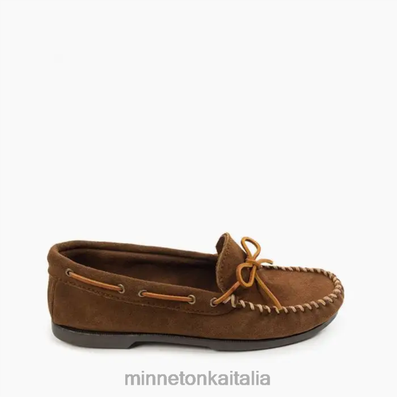 Minnetonka campo moc uomini marrone polvere calzature R864L332
