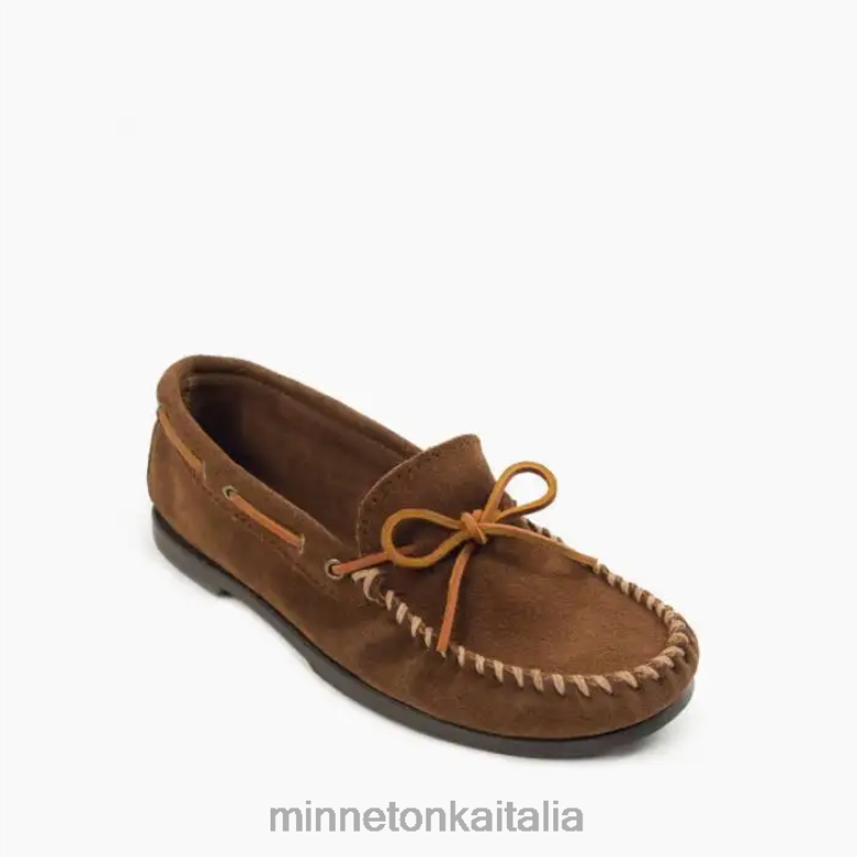 Minnetonka campo moc uomini marrone polvere calzature R864L332