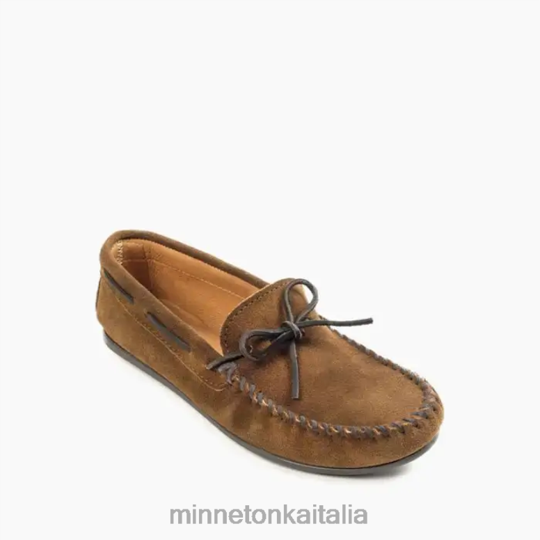 Minnetonka classico moc uomini marrone polvere calzature R864L329