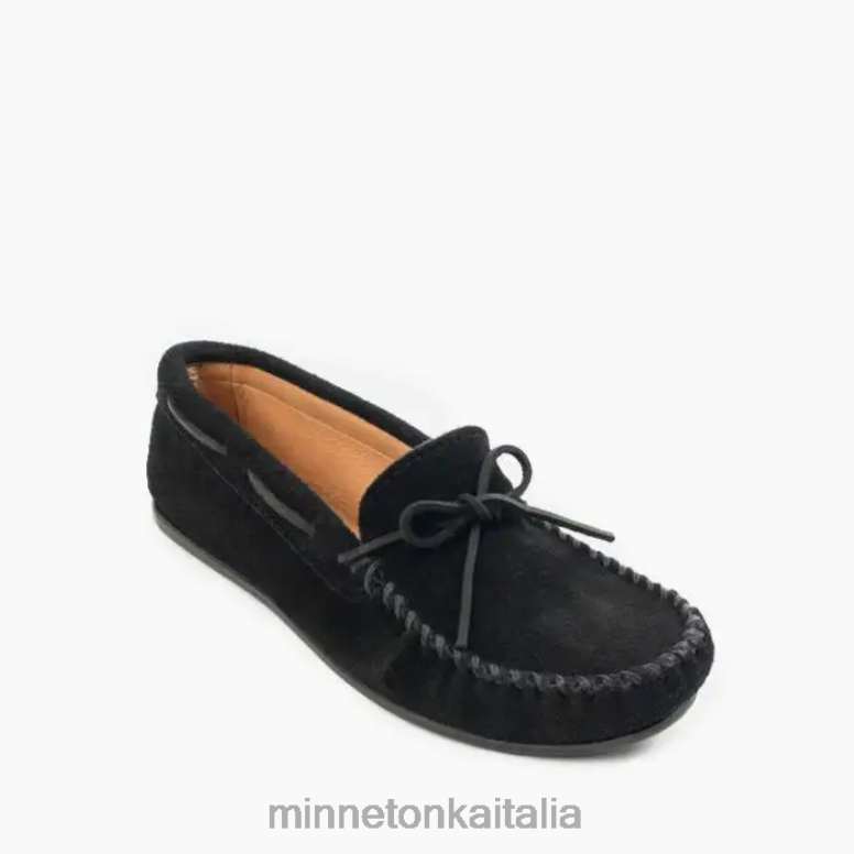 Minnetonka classico moc uomini nero calzature R864L328