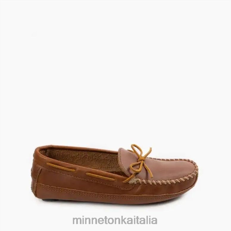 Minnetonka driver essenziale uomini Castagna calzature R864L345