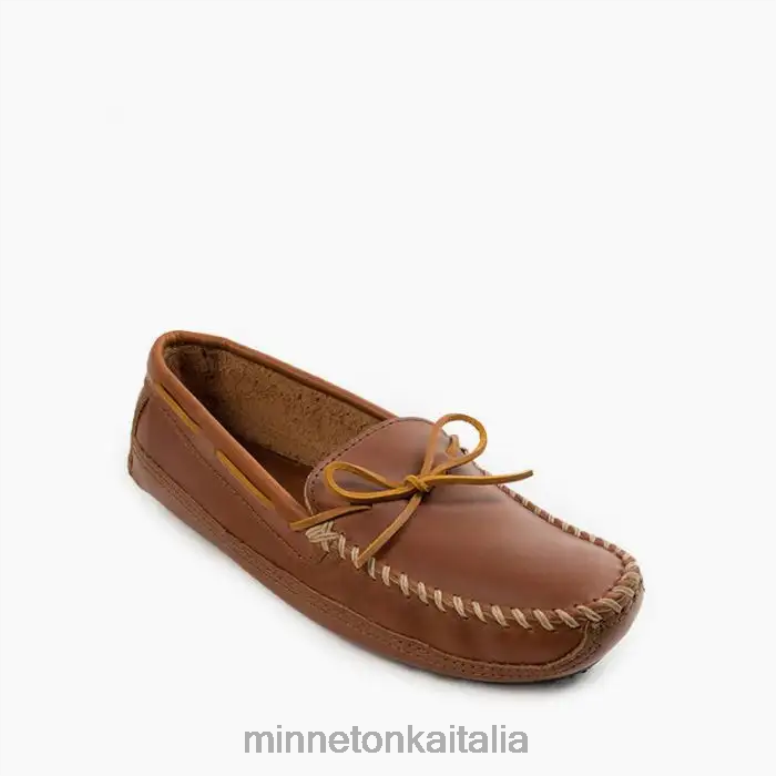 Minnetonka driver essenziale uomini Castagna calzature R864L345