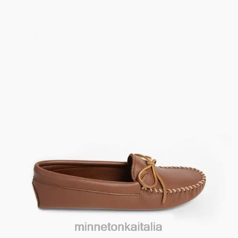 Minnetonka morbida suola in doppia pelle di cervo uomini Carmelo calzature R864L336