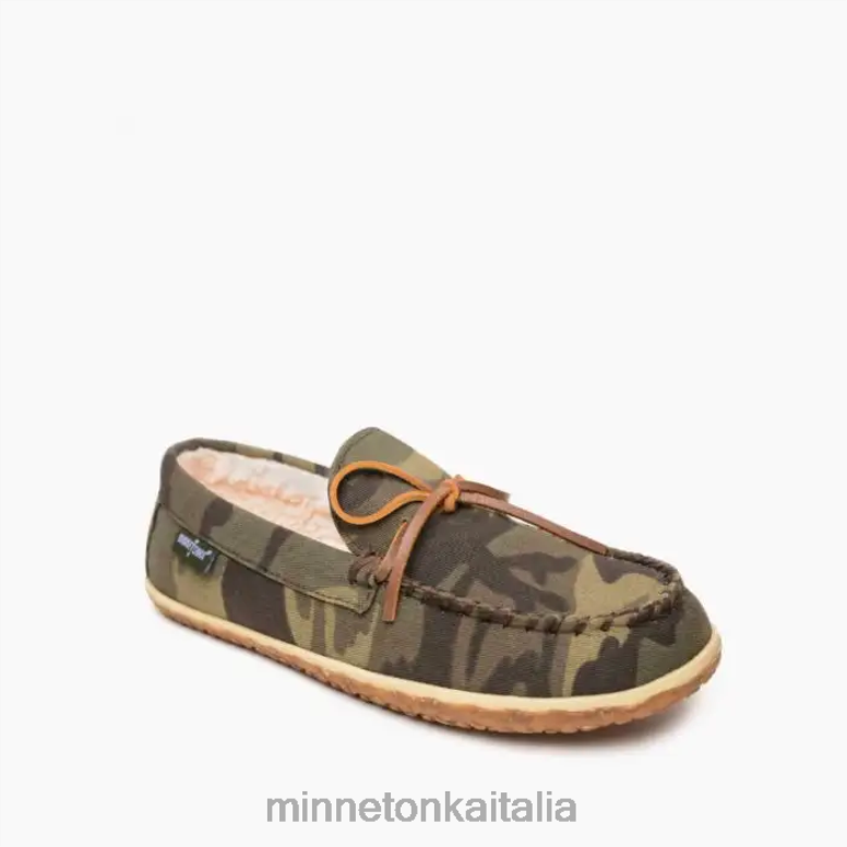 Minnetonka Tom uomini stampa mimetica calzature R864L368