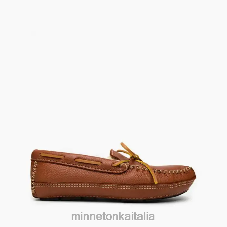 Minnetonka pantofola di pelle di pecora alce uomini Carmelo calzature R864L410