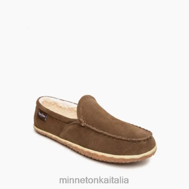 Minnetonka tilden uomini marrone autunnale calzature R864L357