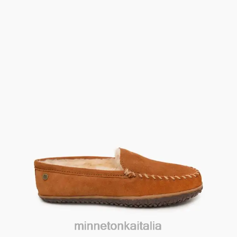Minnetonka tobie di pelle di pecora uomini marrone calzature R864L370