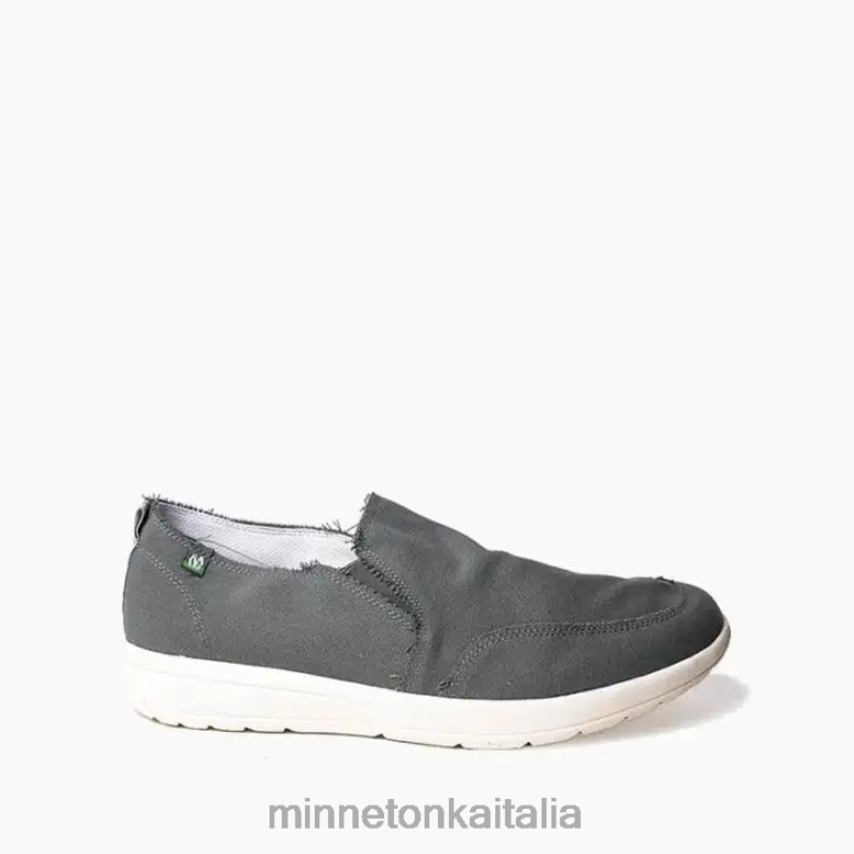 Minnetonka distesa uomini grigio calzature R864L350