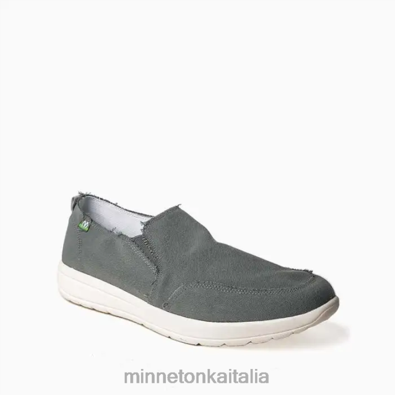 Minnetonka distesa uomini grigio calzature R864L350